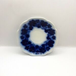 Vintage Vinranka Gefle Sweden Blue Flowers Saucer